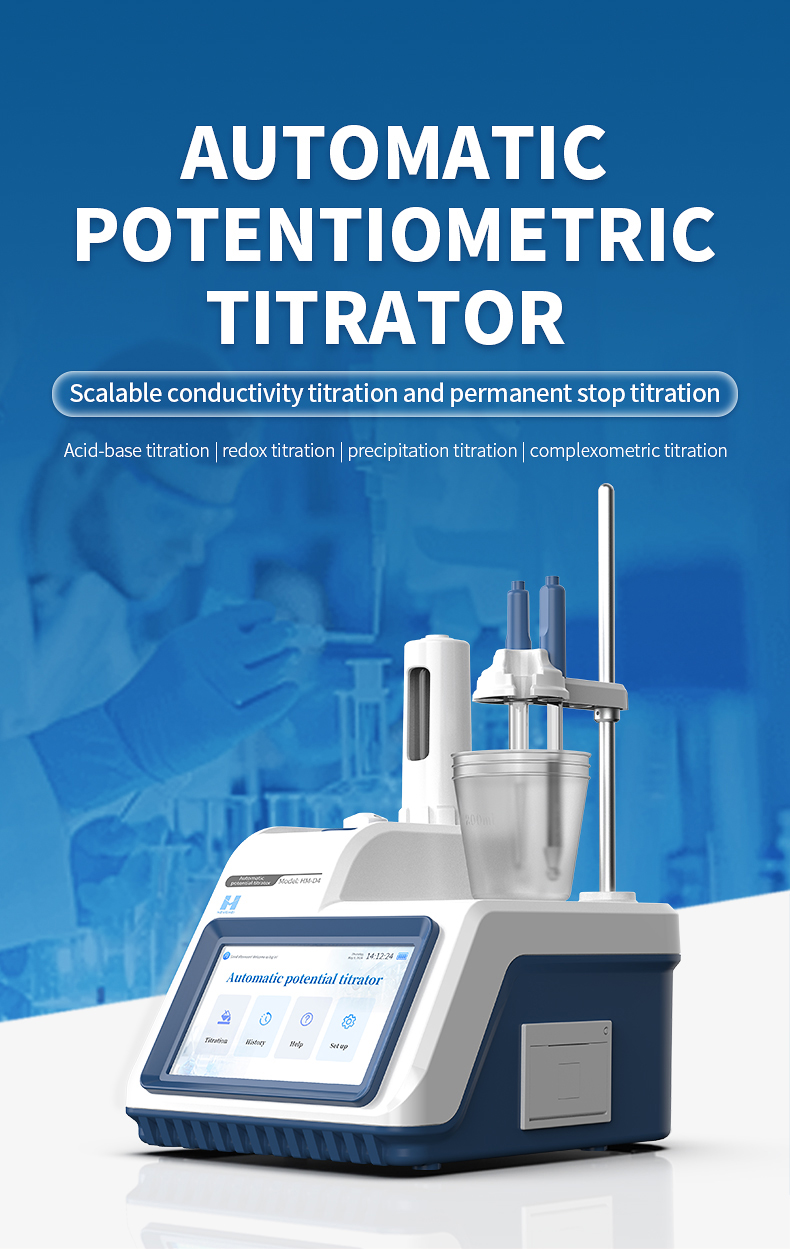 Water treatment plant operator using HM-D2 conductivity titrator for boiler water alkalinity speciation analysis