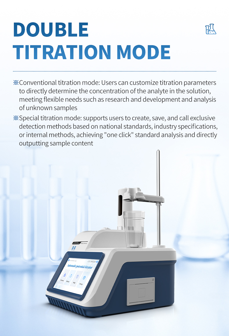 Touchscreen displaying real-time dead-stop current curve with automatic endpoint marker during diazotization titration