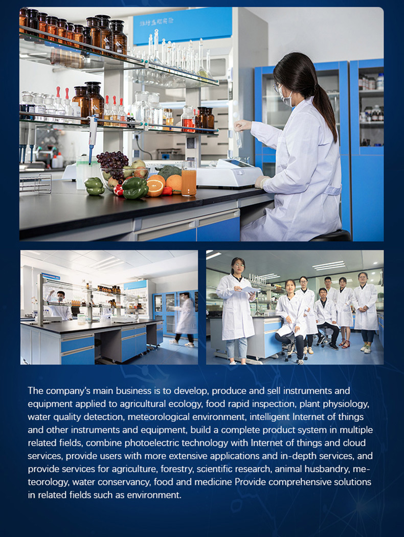 Laboratory scientists performing testing services in agricultural food safety water quality and environmental monitoring fields
